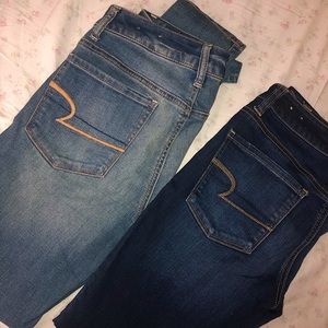 American Eagle high rise skinny jeans bundle!
